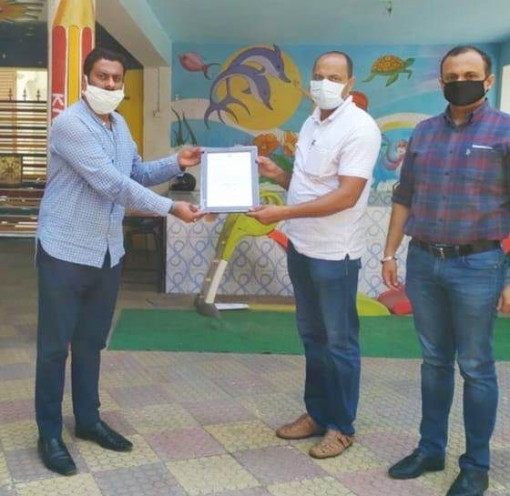 Felicitating The Safai Karamcharis For Their Outstanding Work During Covid 19 Lockdown