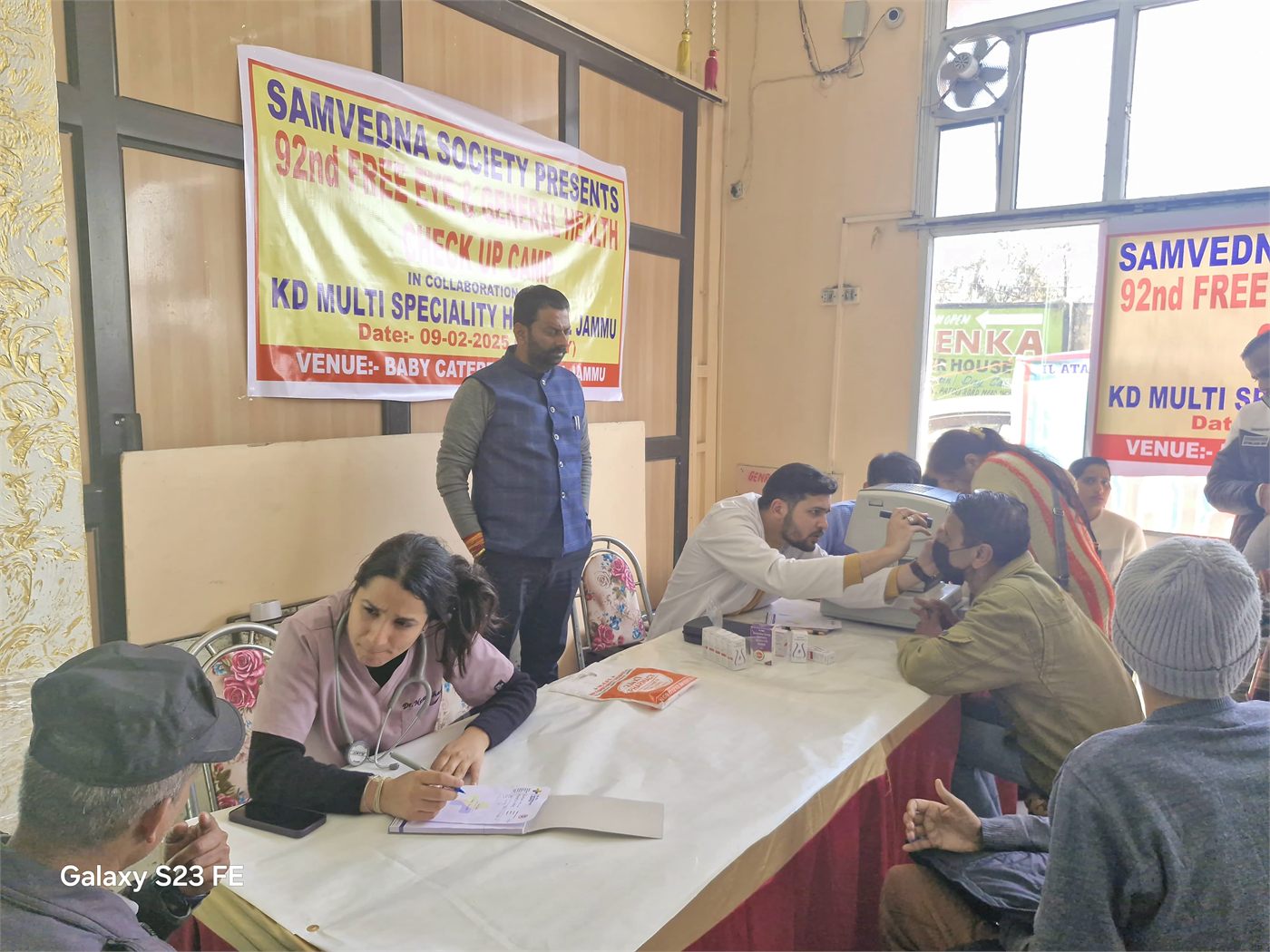 101st Free Eye Screening & General Health Check-Up Camp, Rehari — Samvedna Society, Jammu