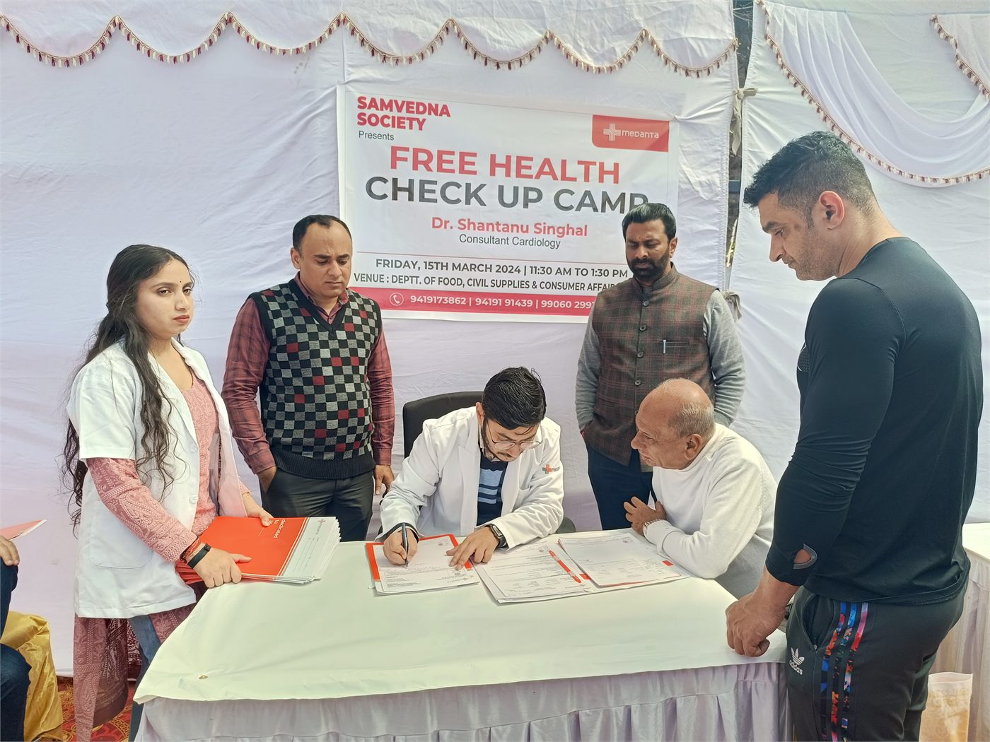 99th Free Eye & General Health Check-Up Camp, Taloor — Samvedna Society, Jammu