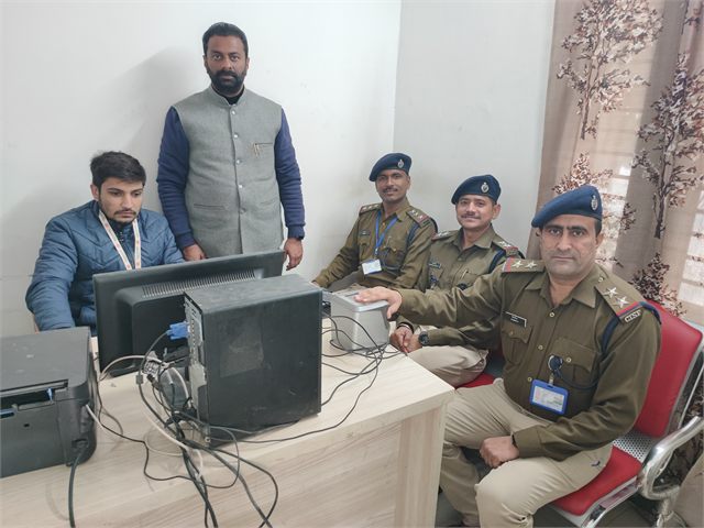 Aadhaar & Ayushman Enrollment Camp for Security Personnel at Jammu Airport