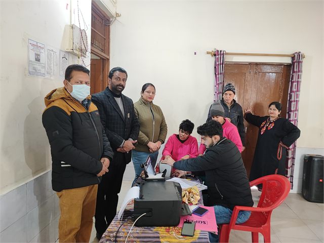 Aadhaar Camp For Divyang at Muskan Home for Mentally Challenged Children Channi Rama