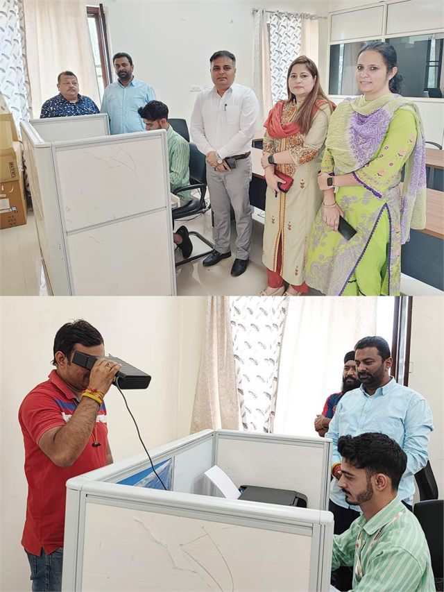 Additional Deputy Commissioner Jammu Satish Sharma (JKAS) inaugurating Aadhaar Camp for Amarnath Pilgrims at Yatri Niwas Bhagwati Nagar Jammu