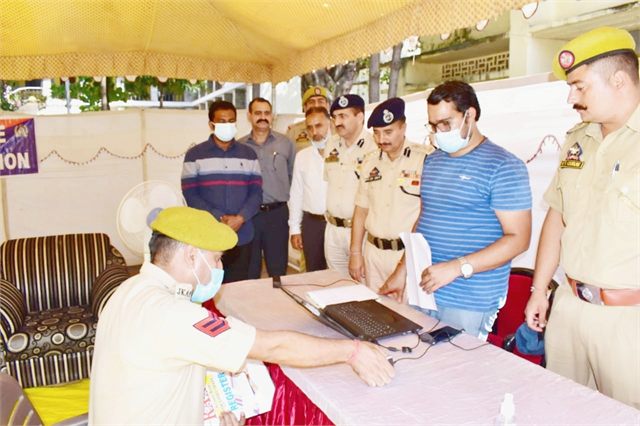 Ayushman Camps - SSP Traffic and batallion 14