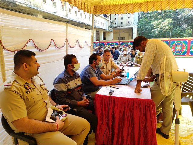Ayushman Camps - SSP Traffic and batallion 14