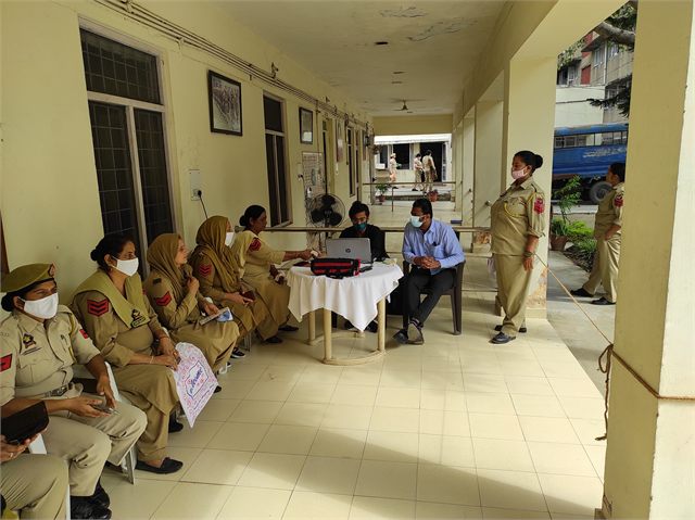 Ayushman Camps - Women Batallion 15 inau by SSP Mubassir Latifi
