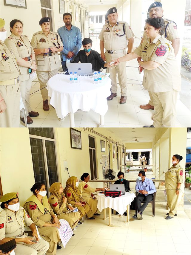 Ayushman Camps - Women Batallion 15 inau by SSP Mubassir Latifi