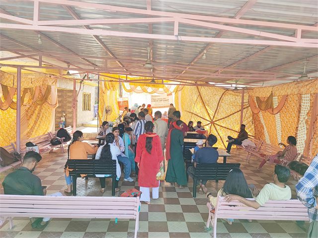 Free Health Camp at Mata Bawe Wali Temple Bahu Fort