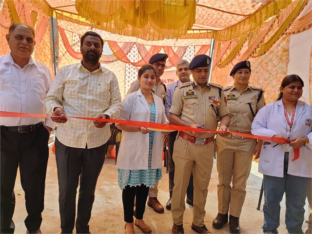 Free Health Camp at Mata Bawe Wali Temple Bahu Fort