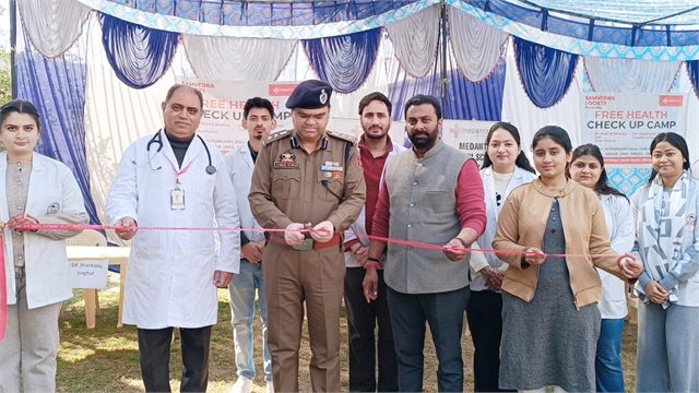 Organised Health Check-Up camp for Police at District Police Office Jammu Inaugurated by SSP Vinod Kumar IPS