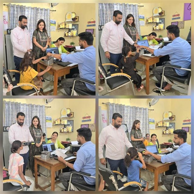 Organising Aadhaar Enrollment Camp For the Children rescued by District Child Protection team so that they can get Admission in schools and live healthy life Dated: 18-6-2025