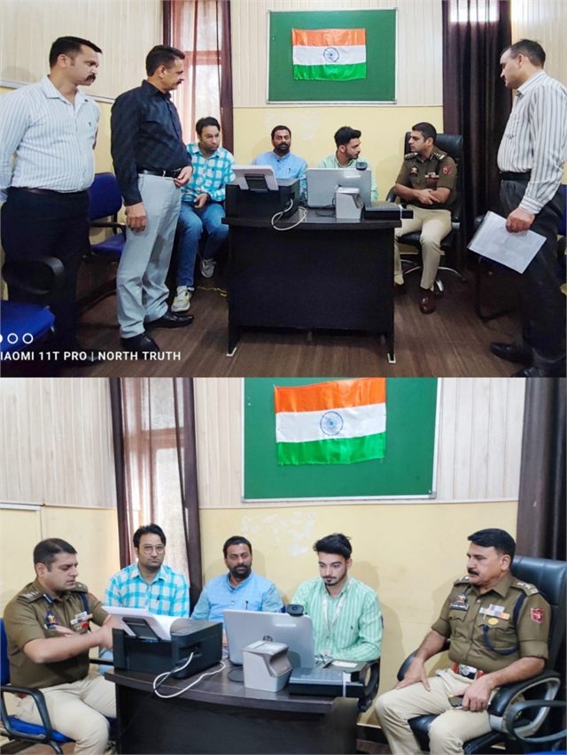 Organising Ayushman Bharat & Aadhaar Camp for the Police Personnel's of District Police Office Samba