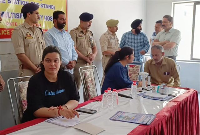 Organising Ayushman Bharat and ABHA Registration Camp at Zonal Police Headquarters, Range Police Headquarters, The Camp was inaugurated by Staff Officer to ADGP Vishal Manhas JKPS