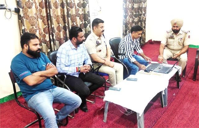 Organising Ayushman Bharat Card Camp at SP Rural Office