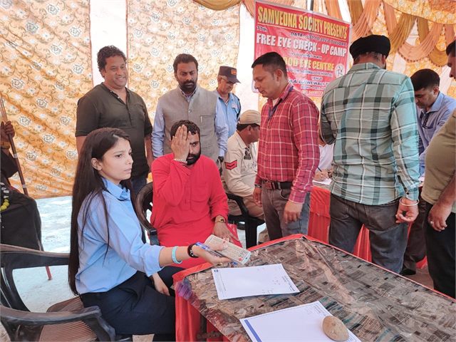 Organising Free Heart Check Up Camp at Talab Tillo, Inaugurated By Additional Deputy Commissioner Jammu Sandeep Seointra (JKAS).