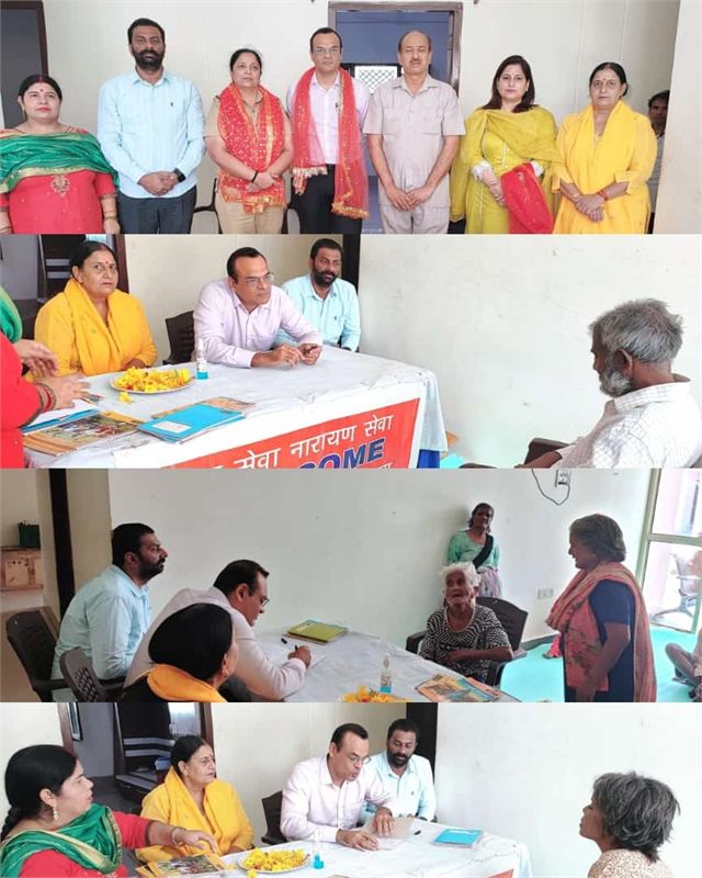 Providing Hearing Aid kit to a needy Person