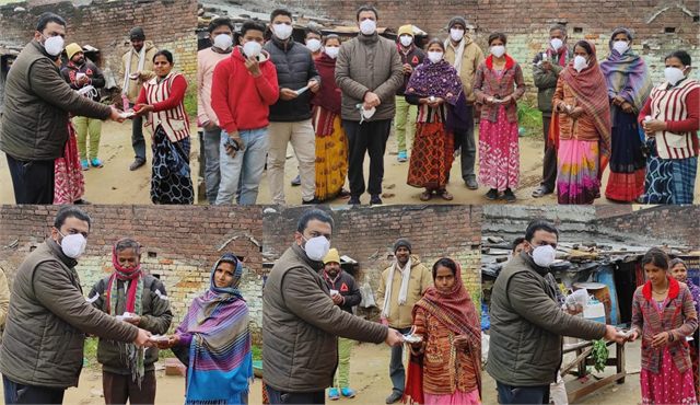 Providing Ration Kits to the Needy during Covid Crises